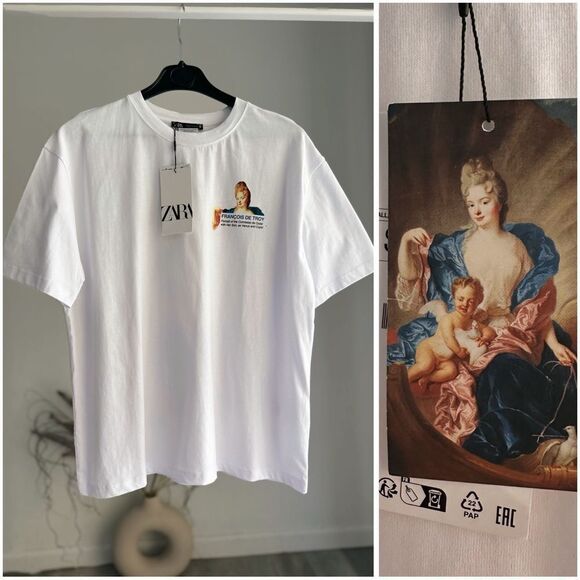 ZARA FRANCOIS DE TROY T-SHIRT
WHITE - Picture 2 of 2